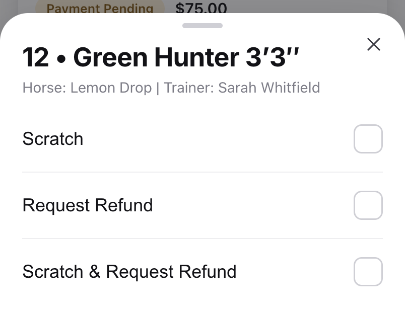 Scratch or request a refund